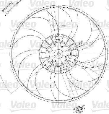 Valeo 698412 - Вентилятор, охолодження двигуна avtolavka.club