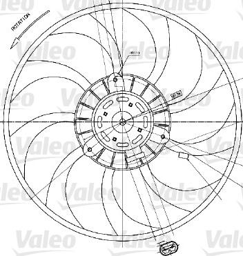 Valeo 698424 - Вентилятор, охолодження двигуна avtolavka.club