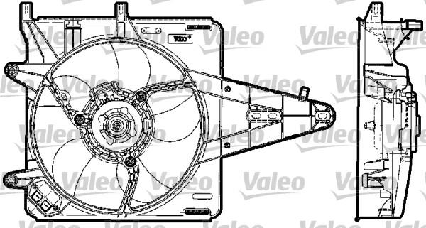 Valeo 698519 - Вентилятор, охолодження двигуна avtolavka.club