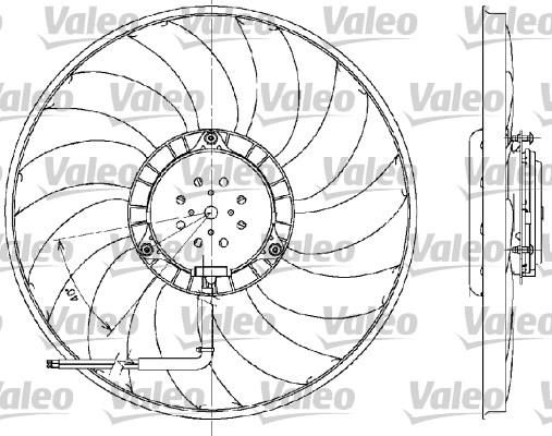 Valeo 698609 - Вентилятор, охолодження двигуна avtolavka.club