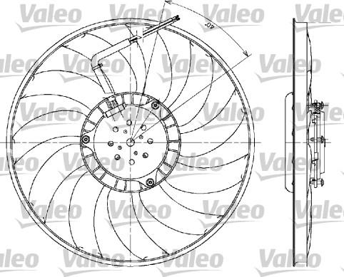 Valeo 698610 - Вентилятор, охолодження двигуна avtolavka.club