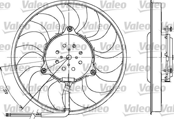 Valeo 698612 - Вентилятор, охолодження двигуна avtolavka.club