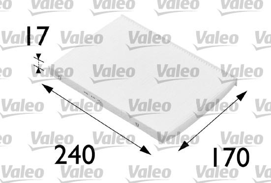 Valeo 698689 - Фільтр, повітря у внутрішній простір avtolavka.club