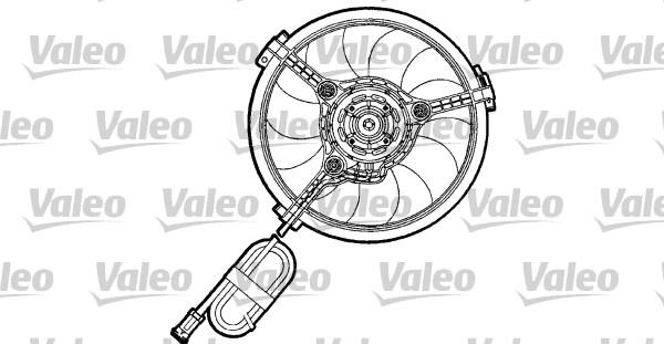 Valeo 698155 - Вентилятор, охолодження двигуна avtolavka.club
