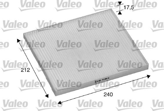 Valeo 698895 - Фільтр, повітря у внутрішній простір avtolavka.club