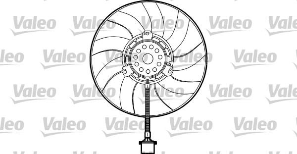 Valeo 698373 - Вентилятор, охолодження двигуна avtolavka.club