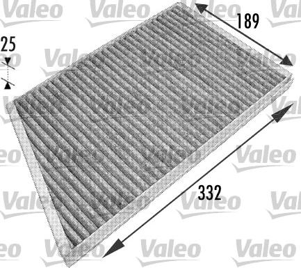 Valeo 698743 - Фільтр, повітря у внутрішній простір avtolavka.club