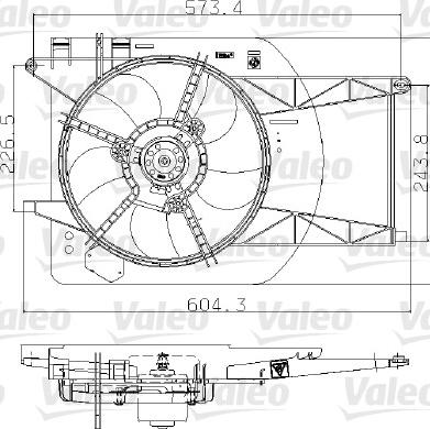 Valeo 698764 - Вентилятор, охолодження двигуна avtolavka.club