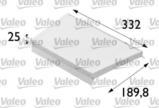 Valeo 698700 - Фільтр, повітря у внутрішній простір avtolavka.club