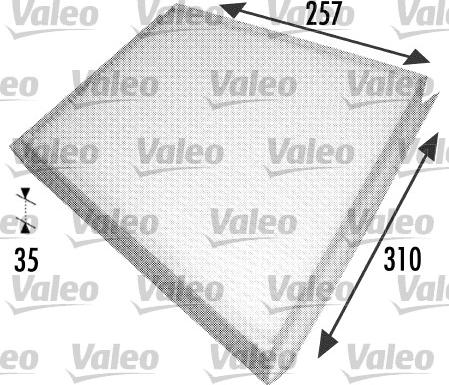 Valeo 698702 - Фільтр, повітря у внутрішній простір avtolavka.club