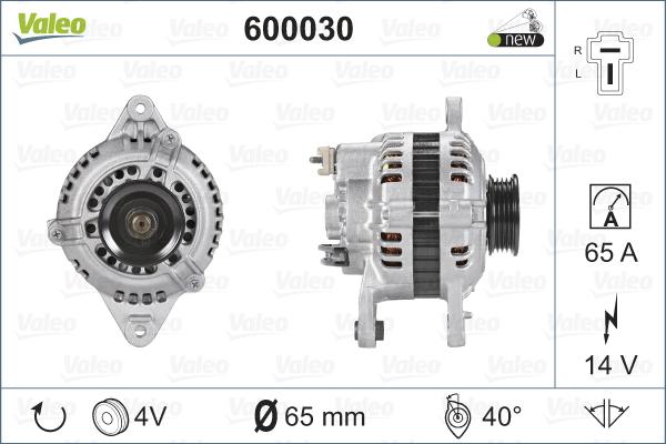 Valeo 600030 - Генератор avtolavka.club