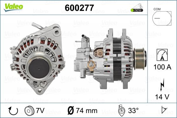 Valeo 600277 - Генератор avtolavka.club