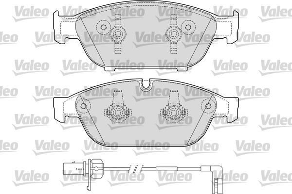 Valeo 601659 - Гальмівні колодки, дискові гальма avtolavka.club