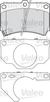 Valeo 601018 - Гальмівні колодки, дискові гальма avtolavka.club