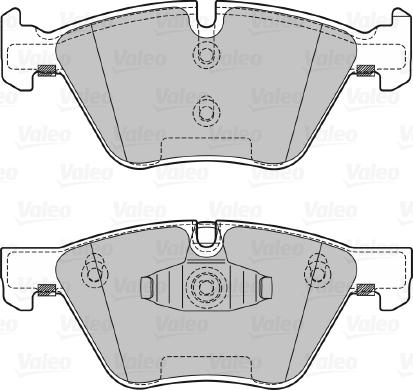 Valeo 601126 - Гальмівні колодки, дискові гальма avtolavka.club