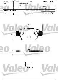 Valeo 601307 - Гальмівні колодки, дискові гальма avtolavka.club