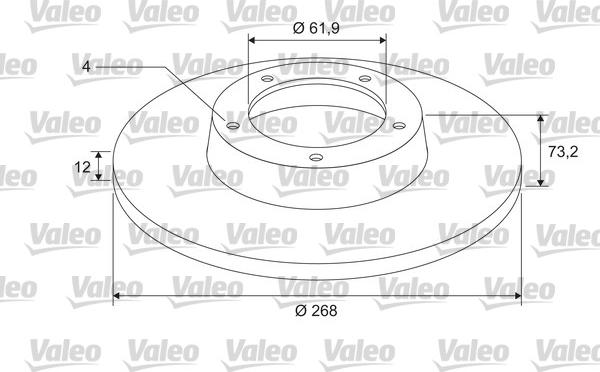 Valeo 675409 - Гальмівний диск avtolavka.club