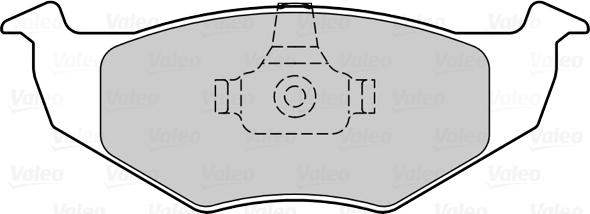 Valeo 670488 - Гальмівні колодки, дискові гальма avtolavka.club