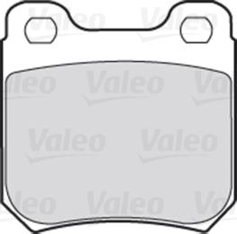 Valeo 670183 - Гальмівні колодки, дискові гальма avtolavka.club