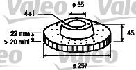 Valeo 186451 - Гальмівний диск avtolavka.club