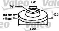 Valeo 186458 - Гальмівний диск avtolavka.club