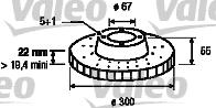 Valeo 186465 - Гальмівний диск avtolavka.club