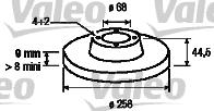 Valeo 186564 - Гальмівний диск avtolavka.club