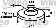 Valeo 186567 - Гальмівний диск avtolavka.club