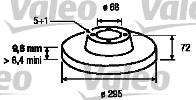 Valeo 186528 - Гальмівний диск avtolavka.club