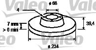 Valeo 186654 - Гальмівний диск avtolavka.club