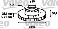 Valeo 186191 - Гальмівний диск avtolavka.club