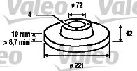 Valeo 186160 - Гальмівний диск avtolavka.club