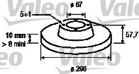 Valeo 186858 - Гальмівний диск avtolavka.club