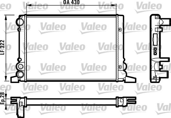 Valeo 819259 - Радіатор, охолодження двигуна avtolavka.club