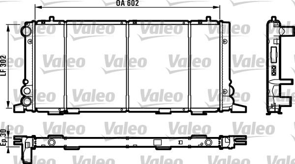 Valeo 819260 - Радіатор, охолодження двигуна avtolavka.club