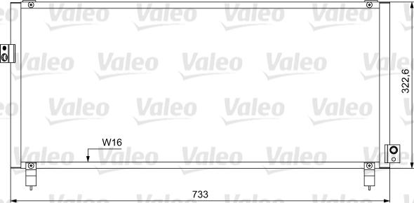 Valeo 814052 - Конденсатор, кондиціонер avtolavka.club