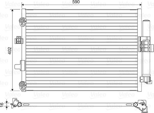 Valeo 814194 - Конденсатор, кондиціонер avtolavka.club