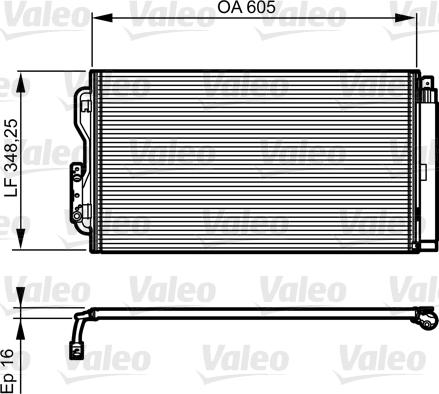 Valeo 814189 - Конденсатор, кондиціонер avtolavka.club