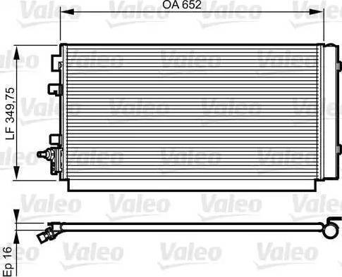 Valeo 814187 - Конденсатор, кондиціонер avtolavka.club