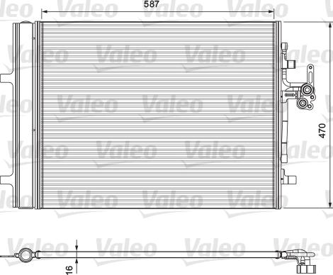 Valeo 814318 - Конденсатор, кондиціонер avtolavka.club