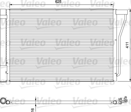 Valeo 814388 - Конденсатор, кондиціонер avtolavka.club