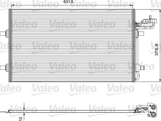 Valeo 814324 - Конденсатор, кондиціонер avtolavka.club