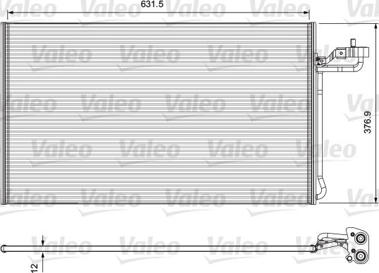 Valeo 814325 - Конденсатор, кондиціонер avtolavka.club