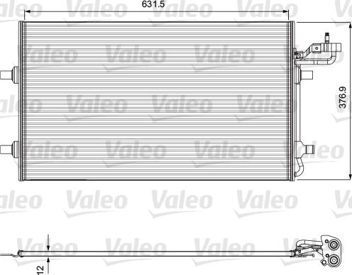 Valeo 814323 - Конденсатор, кондиціонер avtolavka.club