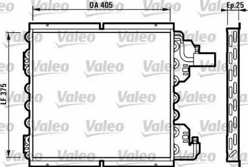 Valeo 816993 - Конденсатор, кондиціонер avtolavka.club