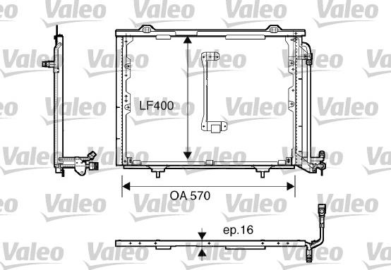 Valeo 816900 - Конденсатор, кондиціонер avtolavka.club