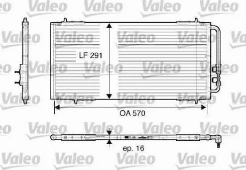 Valeo 816986 - Конденсатор, кондиціонер avtolavka.club