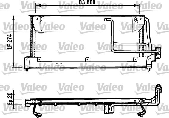 Valeo 816924 - Конденсатор, кондиціонер avtolavka.club