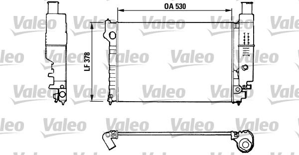 Valeo 816554 - Радіатор, охолодження двигуна avtolavka.club