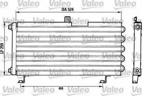 Valeo 816634 - Конденсатор, кондиціонер avtolavka.club